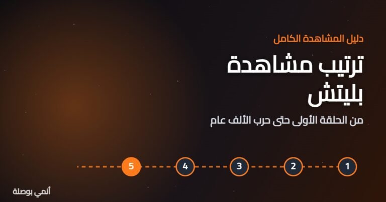 ترتيب مشاهدة بليتش: من الحلقة الأولى حتى حرب الألف عام